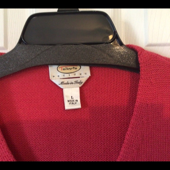 TALBOTS PETITES, Ladies V neck Sweater, 93% Wool, &% Cashmere, Dry Clean Only - Picture 2 of 3